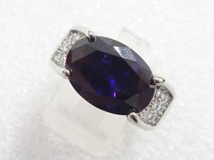 色石　指輪(21.5号)